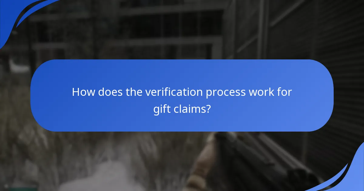 What are the eligibility criteria for claiming gifts in Escape From Tarkov?
