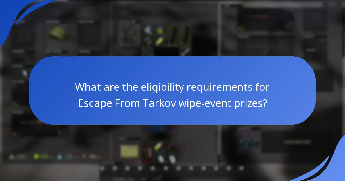 How do wipe-event prizes compare to previous events?