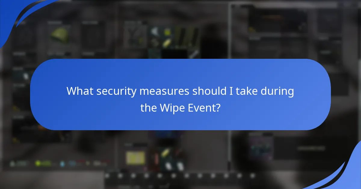 What should I know about phishing awareness during the Wipe Event?